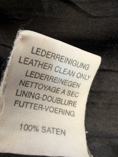 Versace Vintage men's black lambskin jacket Leather size XXL - Picture 15 of 15