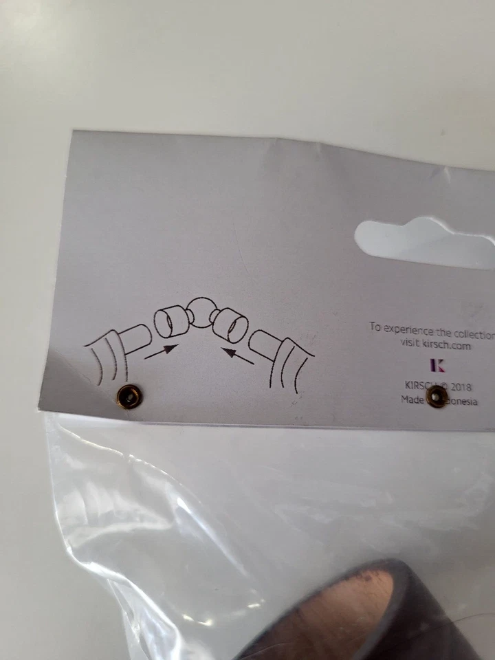 Soquete giratório Kirsch Wood Trends 5606EG 083 mogno para uso com poste de 1 3/8" - Imagem 4 de 4