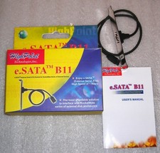 External Serial ATA eSATA Bracket Connector, New