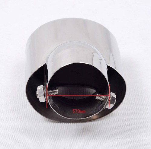 For Chevrolet Cruze 2009-2014 Steel Exhaust Tail Pipes Muffler Tips Nozzle trim - Picture 3 of 7