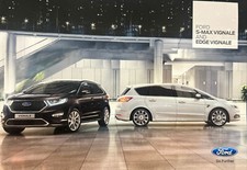 The Ford S-max Edge Vignale Models Original Car Sales Brochure Frameable 2016 The Ford S-max Edge Vignale Models Original Car Sales Brochure Frameable 2016