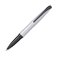 Cross ATX Selectip Rollerball Pen - Brushed Chrome with Etched Diamond Pattern