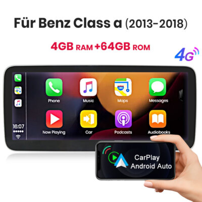 10.2'' Android 13 Autoradio WiFi 64GB Für Mercedes-Benz E-Klasse S212 W212 NTG4.5