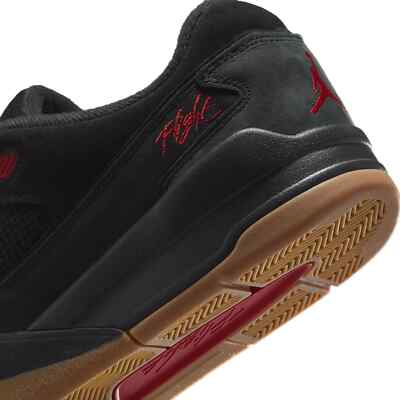 Mens JORDAN Flight Court HF3255 001 Black/Varsity Red/Gum | eBay