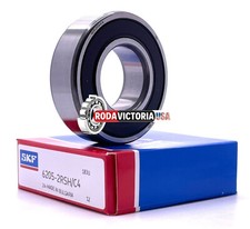 SKF 6205 2RSH C4 Deep Groove Ball Bearing, Rubber Sealed 25x52x15 mm