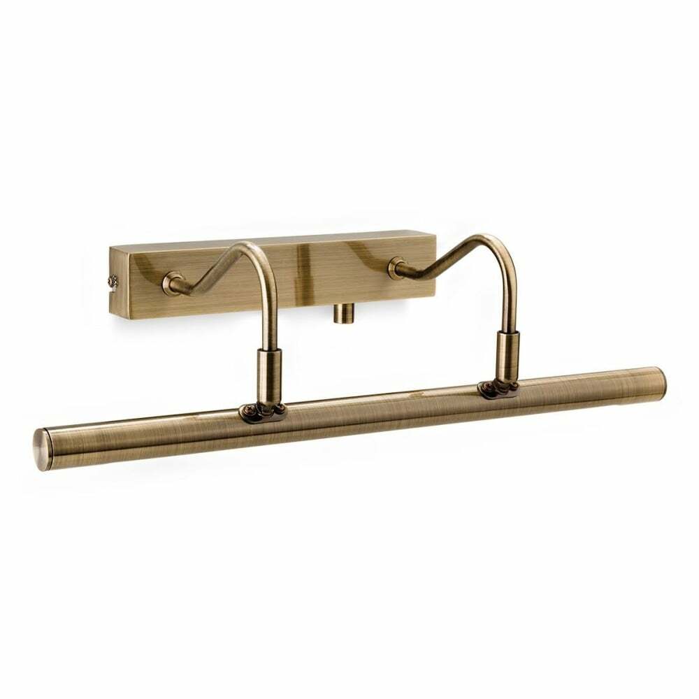 FIRSTLIGHT DIMMABLE 45.5 CM LED PICTURE LIGHT IN ANTIQUE BRASS FINISH 4893AB