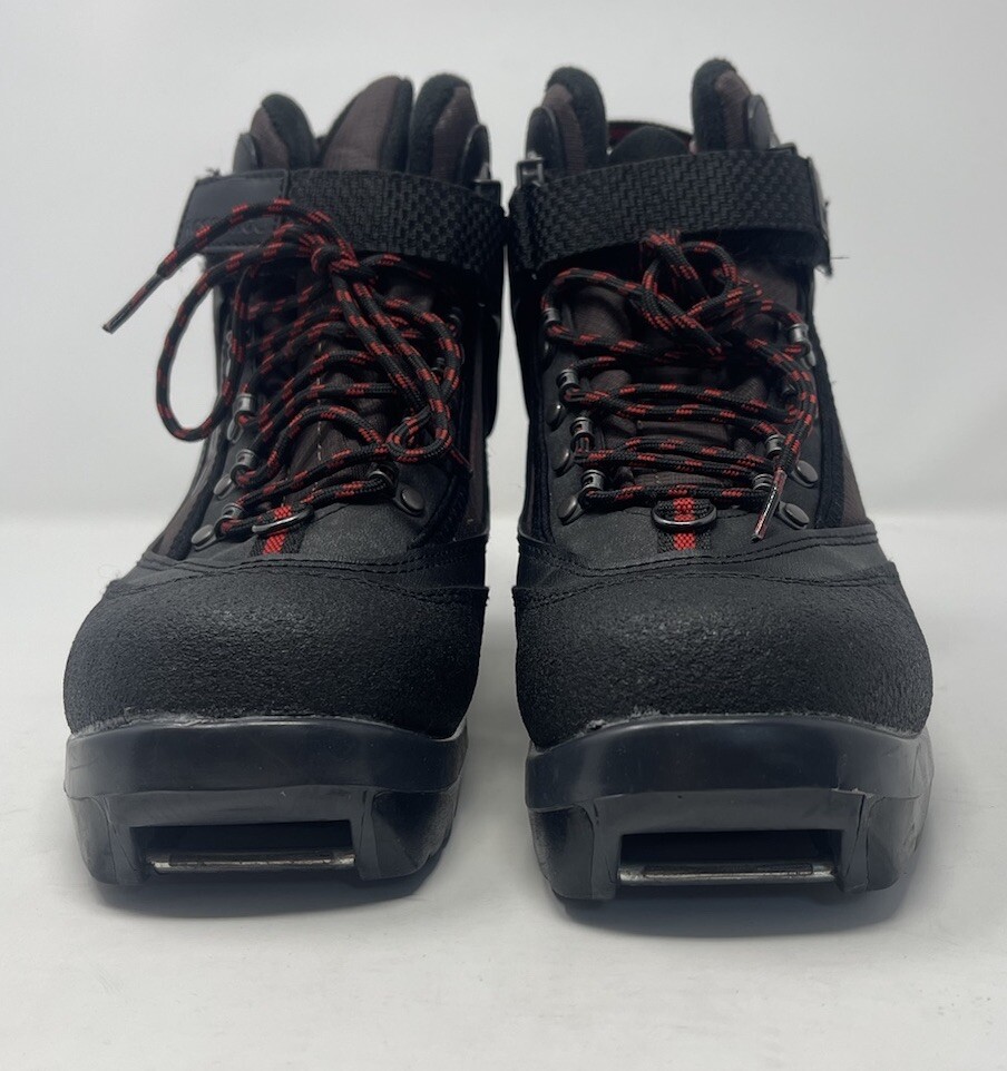 SALOMON ROSSIGNOL SCARPONI DA SCI NORDICI NERI STRINGATI BACK COUNTRY MISURA 39 $9 99