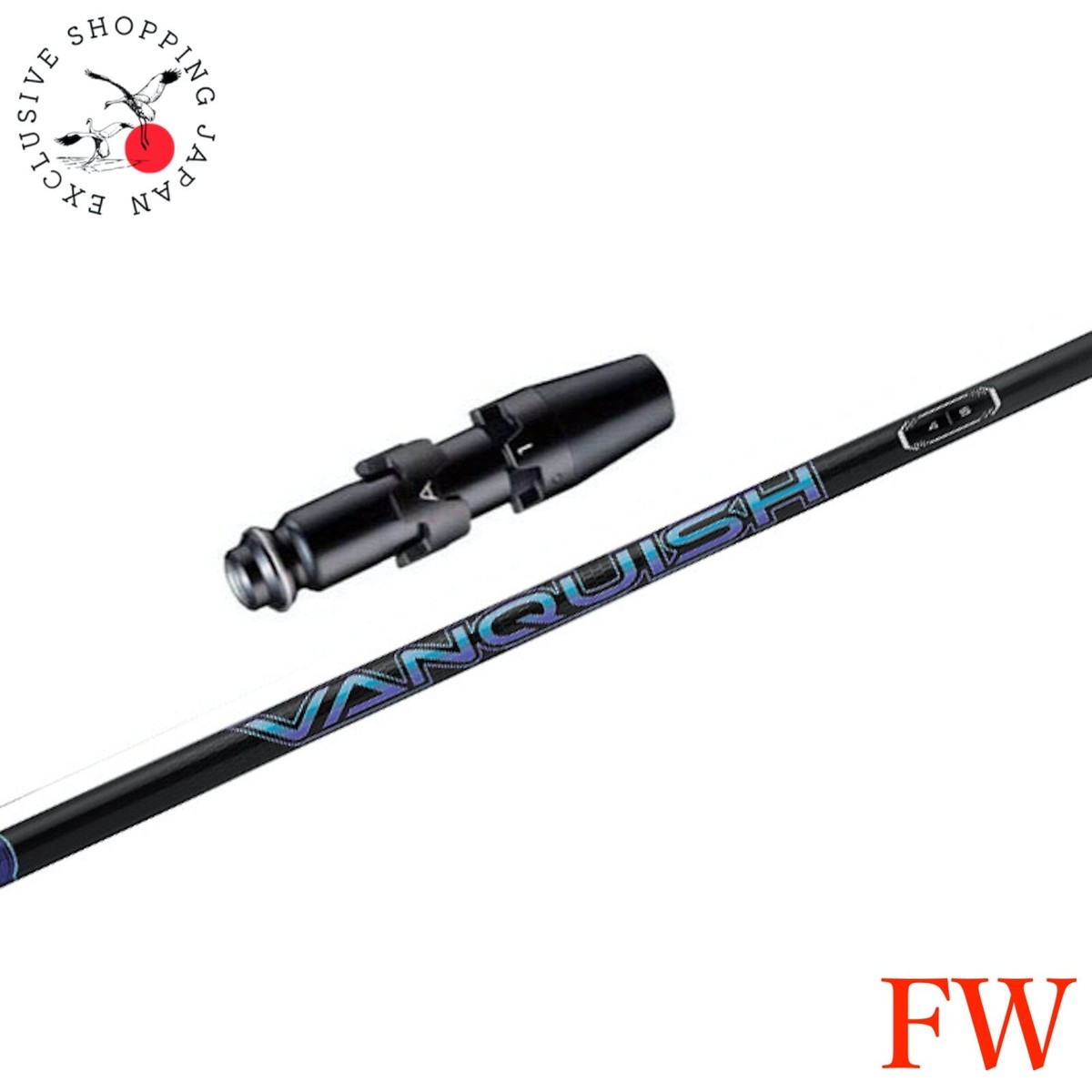 Mitsubishi Chemical VANQUISH Shaft w/ Titleist FW Adapter Choose