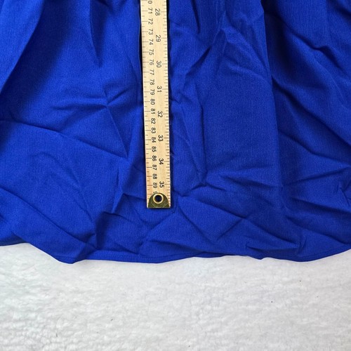 Pinup Fashion Long Maxi Skirt Womens Size M Blue Drawstring Elastic Waist A-Line - Picture 5 of 9