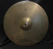 20" ZILDJIAN A series ROCK RIDE CYMBAL, 2722 grams, BLOCK LETTER ERA, PRE-SERIAL