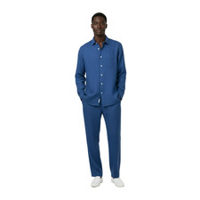 Men INSERCH premium Soft Linen Breathable 2pc Walking Leisure suit LS29116 Royal