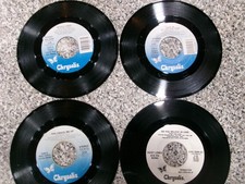 4 HUEY LEWIS &THE NEWS 45RPM-Jacob's Ladder/Hip Be Square/Do You Believe in Lov