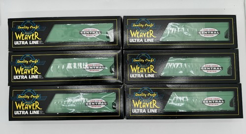 Weaver New York Central ACF Centerflow Covered Hopper Car Collection 6 Autos