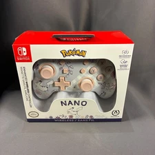 Nintendo Switch PowerA Enhanced Wireless Controller Nano Pikachu's Garden NEW