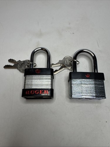 Ruger Padlock Gun Lock Safety Lot 2 - 第 1/24 張圖片
