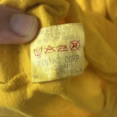 Japanese L.G.B. Dread Rocks Spirit Dancer Graphic Yellow Cotton T