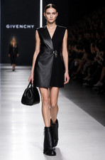 Givenchy Shark Lock Biker Ankle Boots Black L...
