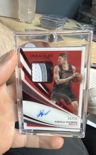 2020-21 Panini Immaculate Collection - Sneaker Swatches Signatures Nikola...