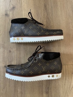 Louis Vuitton Monogram Virgil Abloh Nigo Ankle Boot Manhunt 8.5 Feels 9.5 LV²