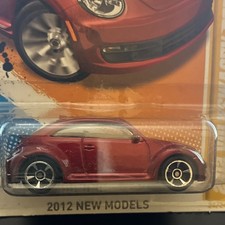 Hot Wheels 2012 New Models Volkswagen Beetle Red 1:64 Diecast Unopened