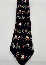 1995 Looney Tunes Characters Mens Silk Tie Bugs Bunny Daffy Duck Warner Bros