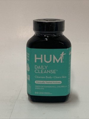 HUM Daily Cleanse Acne Supplements -Support for Clear Skin, 60 Capsules 6/26