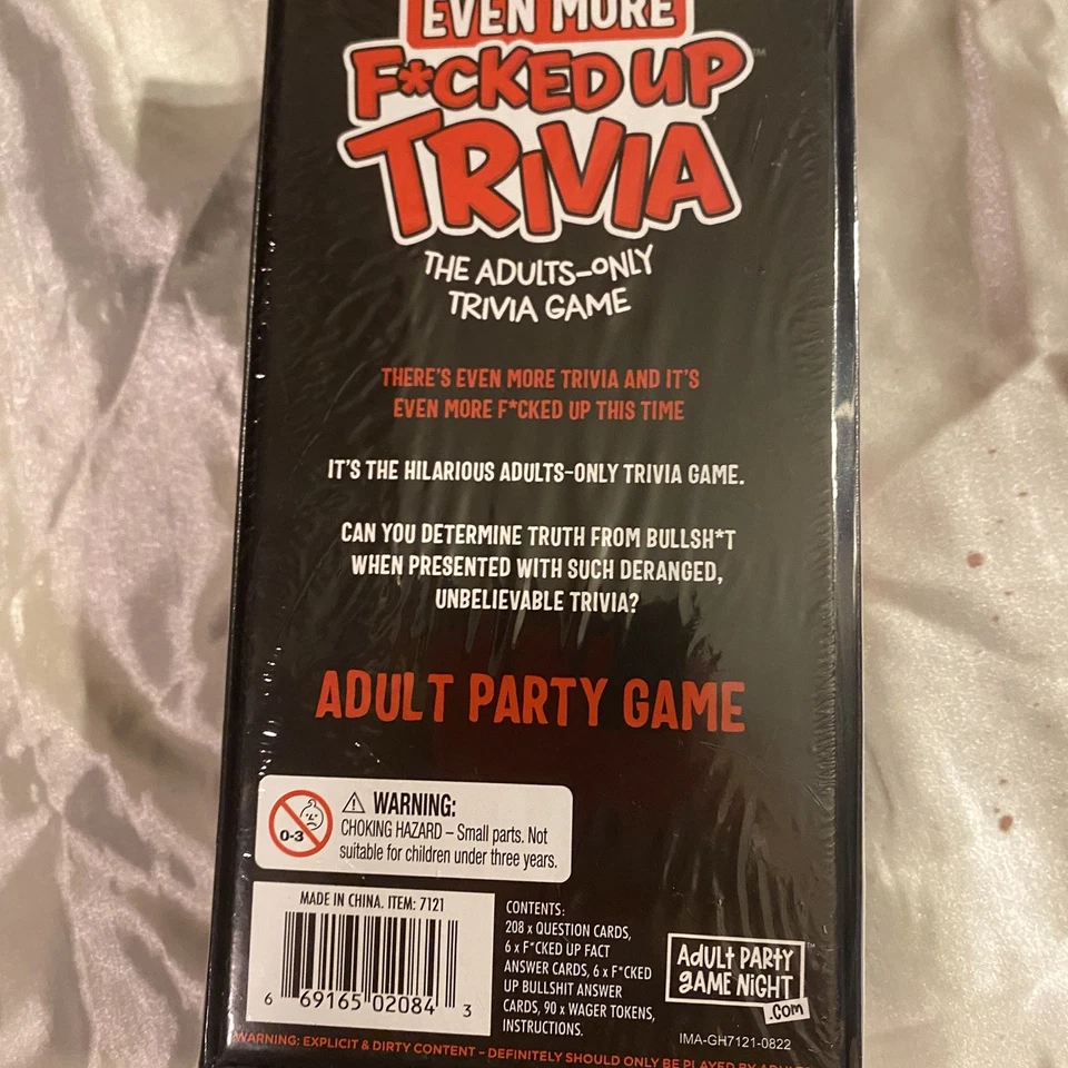 Even More F*cked Up Trivia - The Adult Party Game - Image 2 of 4