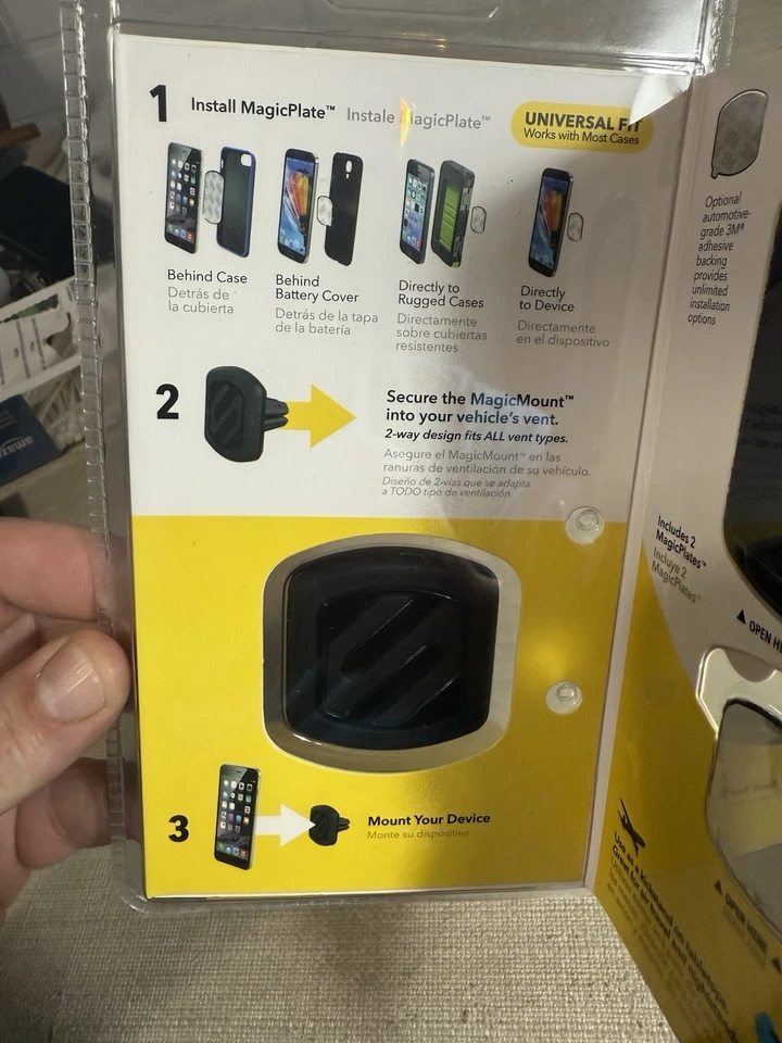 Scosche Magic Magnetic Mount For A/C Vent For Mobile Devices MagicMount Vent - Image 3 of 4