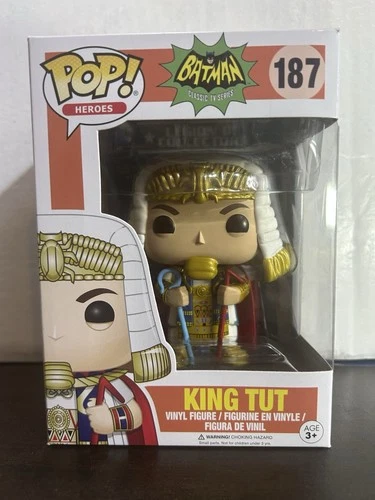 King Tut - Batman - DC Heroes Vaulted Funko Pop 187 With Protector