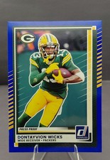 2025 Panini Donruss - Dontayvion Wicks #295 Press Proof Blue