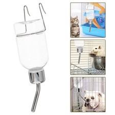 Transparent Hanging Pet Water Dispenser ABS with Leak Proof Design
