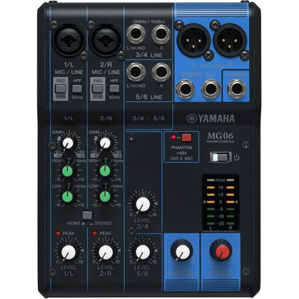 Yamaha MG 06 Kompaktmixer Neu 28090₽