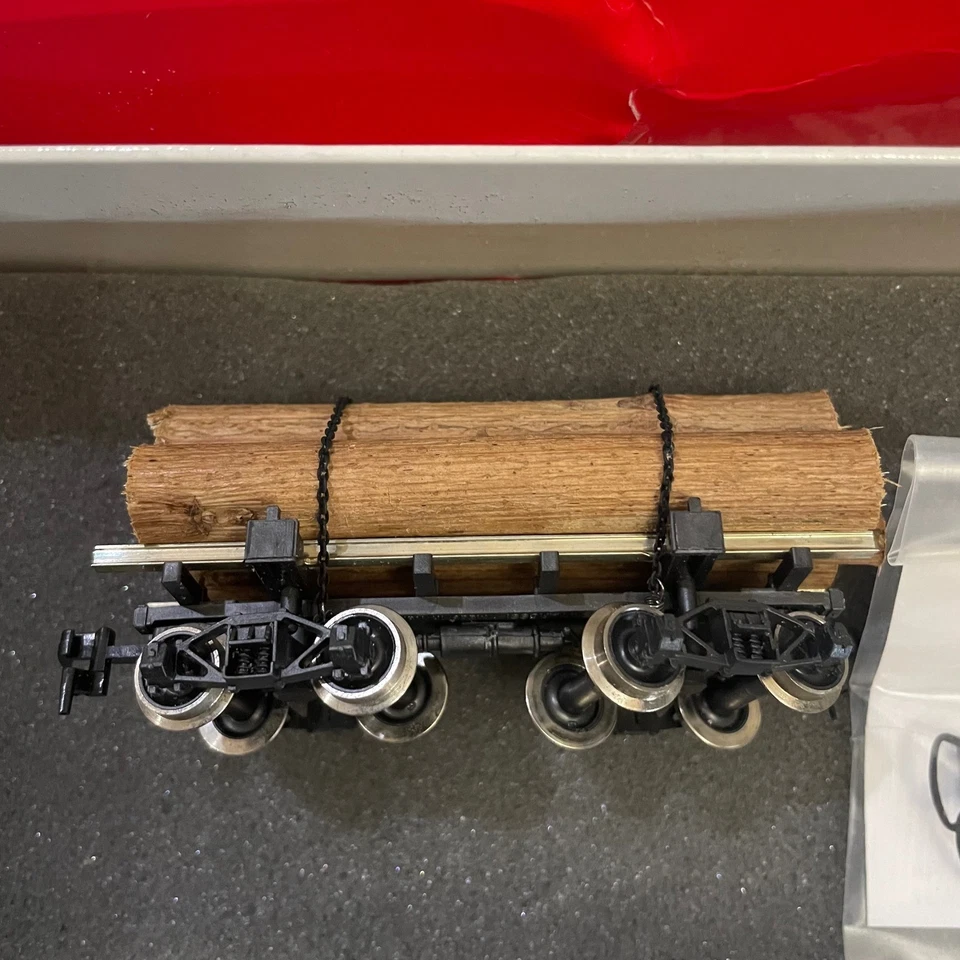 Rivarossi 2349 Log Buggie Train Car HO Scale Vintage Model Railroad - Image 2 of 4