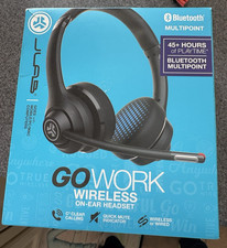 JLab GO Work Wireless & Wired On-Ear Headset Black