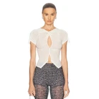 KNWLS Twist Top in Off-white Size Small $610