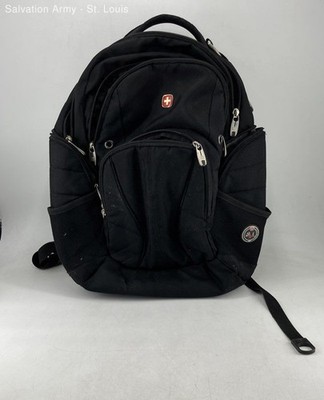 Swissgear Black Inner Pocket Adjustable Shoulder Strap Laptop Backpack Bag