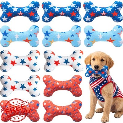 Civaner 12pk 4th July Squeaky Dog Toys