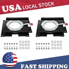 2Pcs For Ram Promaster 2007-2024 Campervan Motorhome Seat Swivel Base 360° US