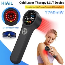 Handheld 1760mW Cold Laser Therapy Device for Pain Relief,Joint,Muscle Healing