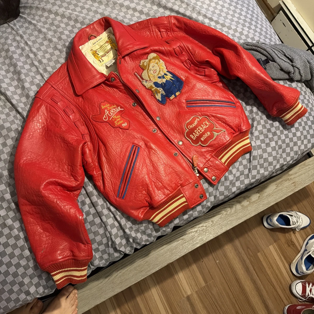 avirex varsity jacket products for sale | eBay