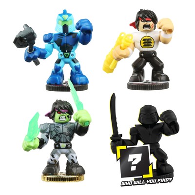 Akedo Ultimate Arcade Warriors - Warrior Collector 4 Pack - 3 Mini Battling A...