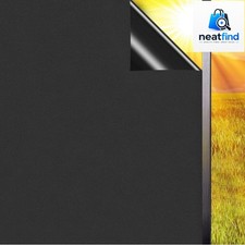 Total Blackout Privacy Film - 100 Light Blocking, No Glue Window Tint for Ho...