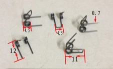 New 6pcs Wire diameter: 0.7mm Double torsion spring Torsion spring