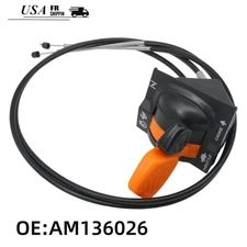 THROTTLE CHOKE CONTROL CABLE FOR JOHN DEERE X500 X520 X540 REPLACEMENT AM136026