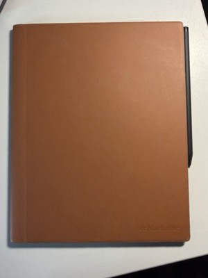 reMarkable 2 mit Marker Plus Leder Book FolioBrown und Ersatzspitzen