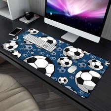 40 90cm Football Pattern Printed Desk Mat-Multi-Functional XXL Mousepad Keyb