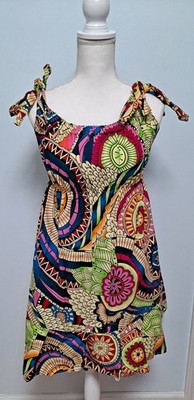 Girls 8-10 Fran+Bene  Colorful Print Sun Dress Made In Togo Africa