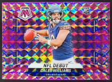 2024 Panini Mosaic Caleb Williams Camo Pink Prizm RC NFL Debut Bears JS2
