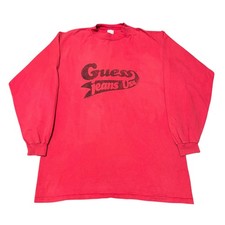 Vintage 90s Shirt Mens XL Guess Jeans 1994 Georges Marciano Long Sleeve USA Made