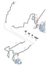 AUDI R8 4S Bremsschlauch hinten 420611775A NEU ORIGINAL